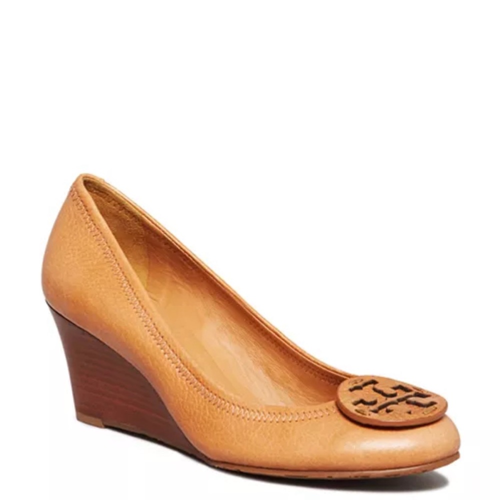 Tory Burch Tan Sally Wedge